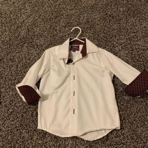 Febs Italy white button down shirt